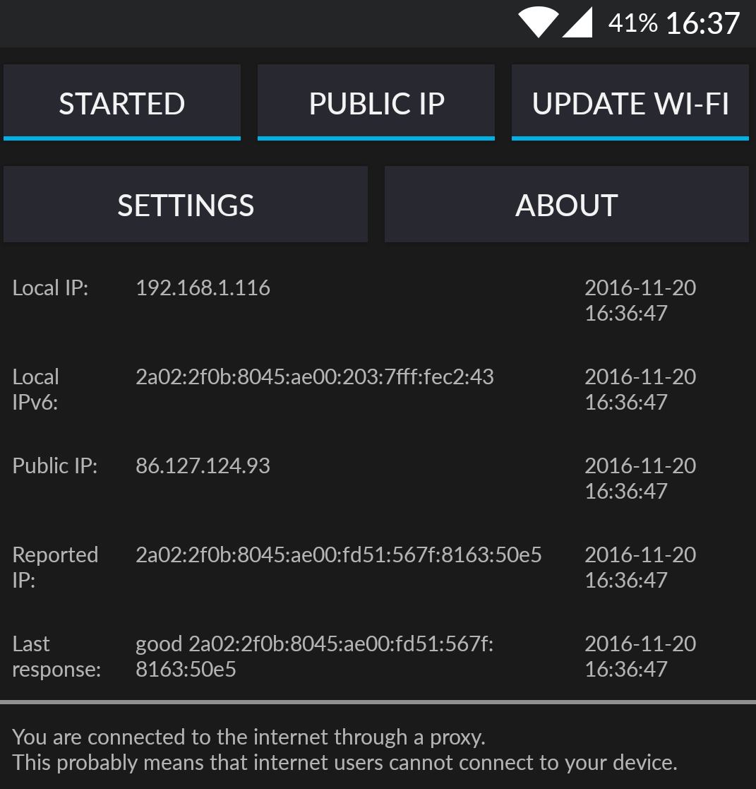 android dynamic dns